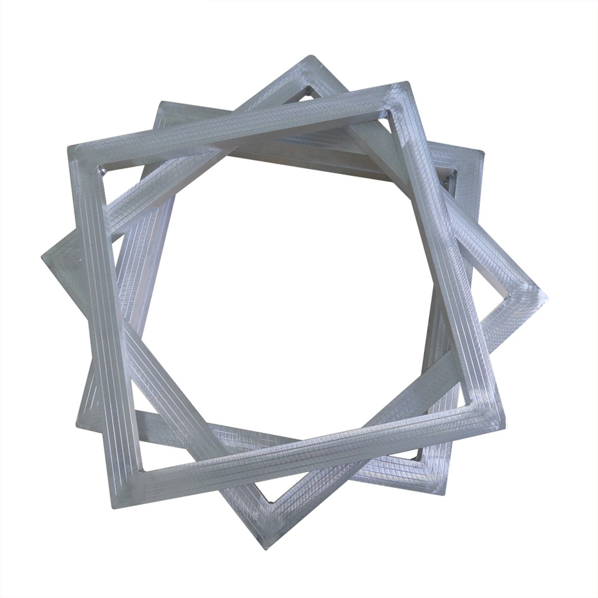 Aluminum rotary printing frame