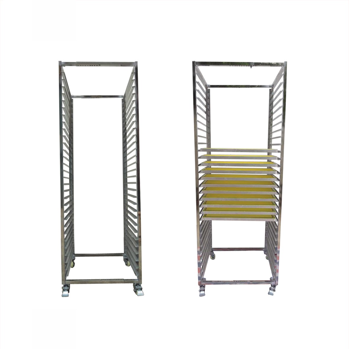 Silk screen frame storage racks